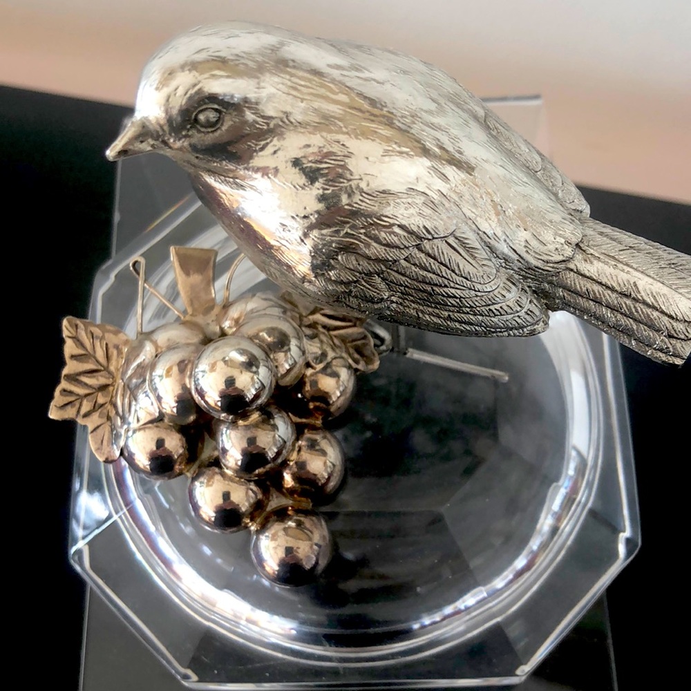 Sterling Grapes Brooch / Pendant